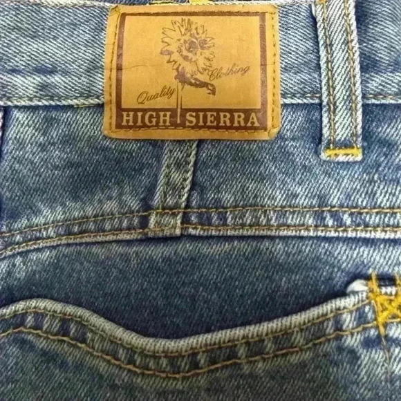 High Sierra Women's Vintage Sunflower High Rise Denim Jeans Size 10 - Picture 13 of 14